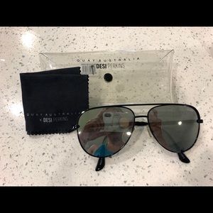 Quay x Desi High Key Mini Silver Reflective Lens